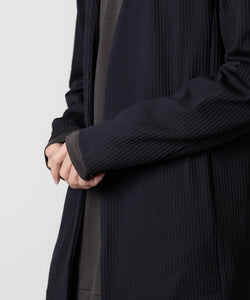 ATTACHMENT アタッチメントのPE STRETCH RIB COLLARLESS CARDIGAN - D.NAVY 公式通販サイトsession福岡セレクトショップ