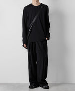 画像をギャラリービューアに読み込む, ATTACHMENT アタッチメントのPE STRETCH RIB SLIM FIT L/S TEE - BLACK 公式通販サイトsession福岡セレクトショップ
