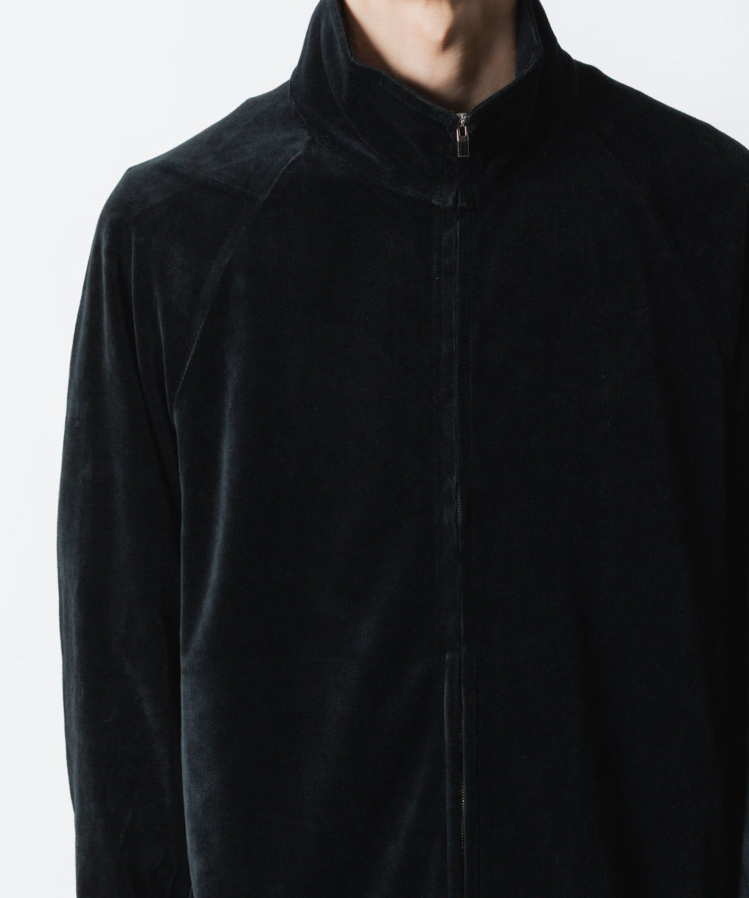 ATTACHMENT アタッチメントのCO/PE VELOR JERSEY TRACK JACKET - BLACKの公式通販サイトsession福岡セレクトショップ
