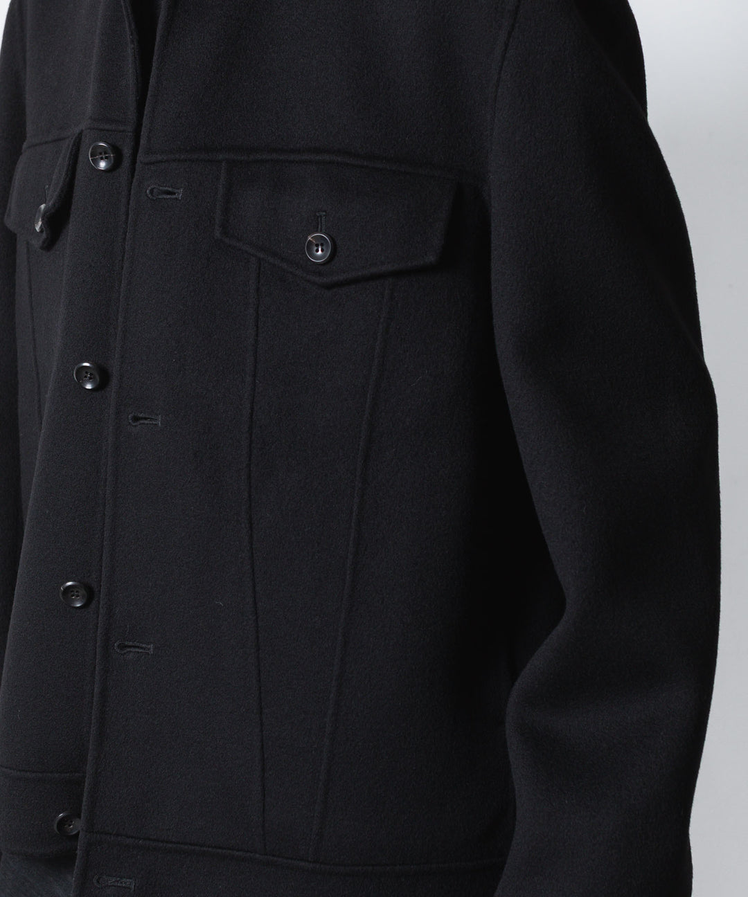 ATTACHMENT アタッチメントのWO/CA DOUBLE FACE BEAVER TRACKER JACKET - BLACKの公式通販サイトsession福岡セレクトショップ