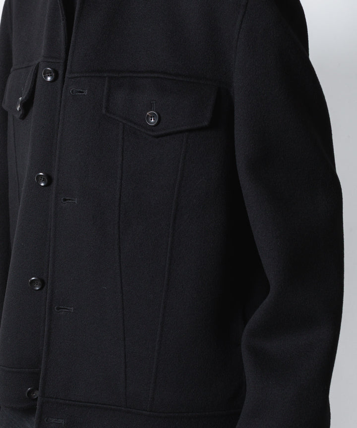 ATTACHMENT アタッチメントのWO/CA DOUBLE FACE BEAVER TRACKER JACKET - BLACKの公式通販サイトsession福岡セレクトショップ