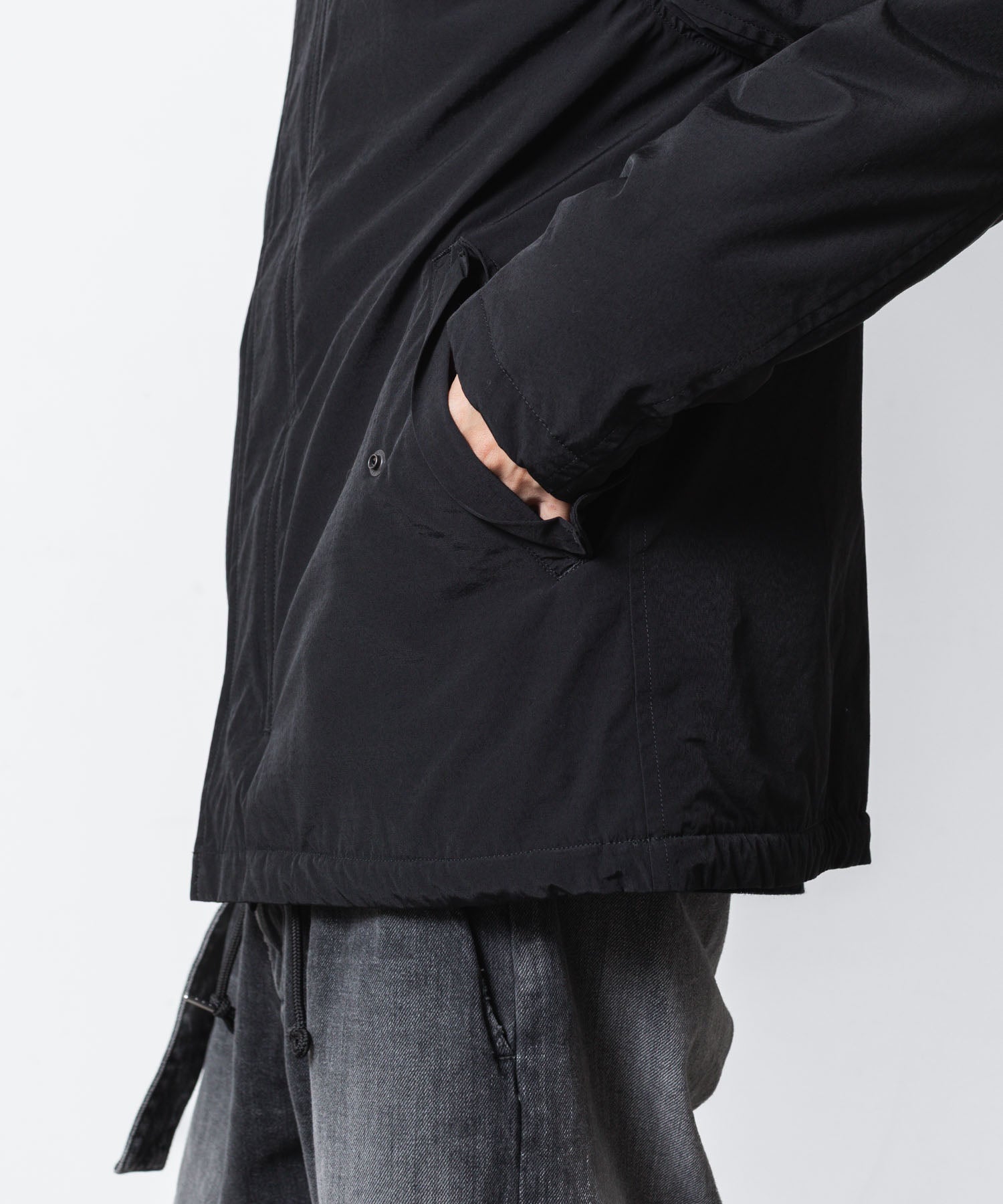ATTACHMENT アタッチメントのCO/NY WEATHER CLOTH UTILITY JACKET - BLACKの公式通販サイトsession福岡セレクトショップ