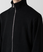 画像をギャラリービューアに読み込む, ato(アトウ)のSTAND COLLAR ZIP CARDIGAN  - BLACKの公式通販サイトsession福岡セレクトショップ
