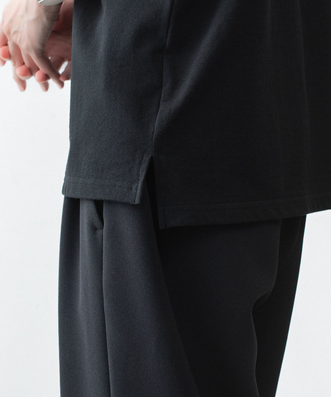 ATTACHMENT アタッチメントのSOFT PIQUE S/S POLO - BLACKの公式通販サイトsession福岡セレクトショップ