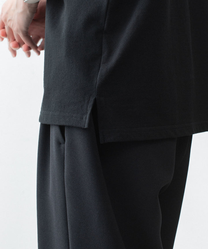 ATTACHMENT アタッチメントのSOFT PIQUE S/S POLO - BLACKの公式通販サイトsession福岡セレクトショップ