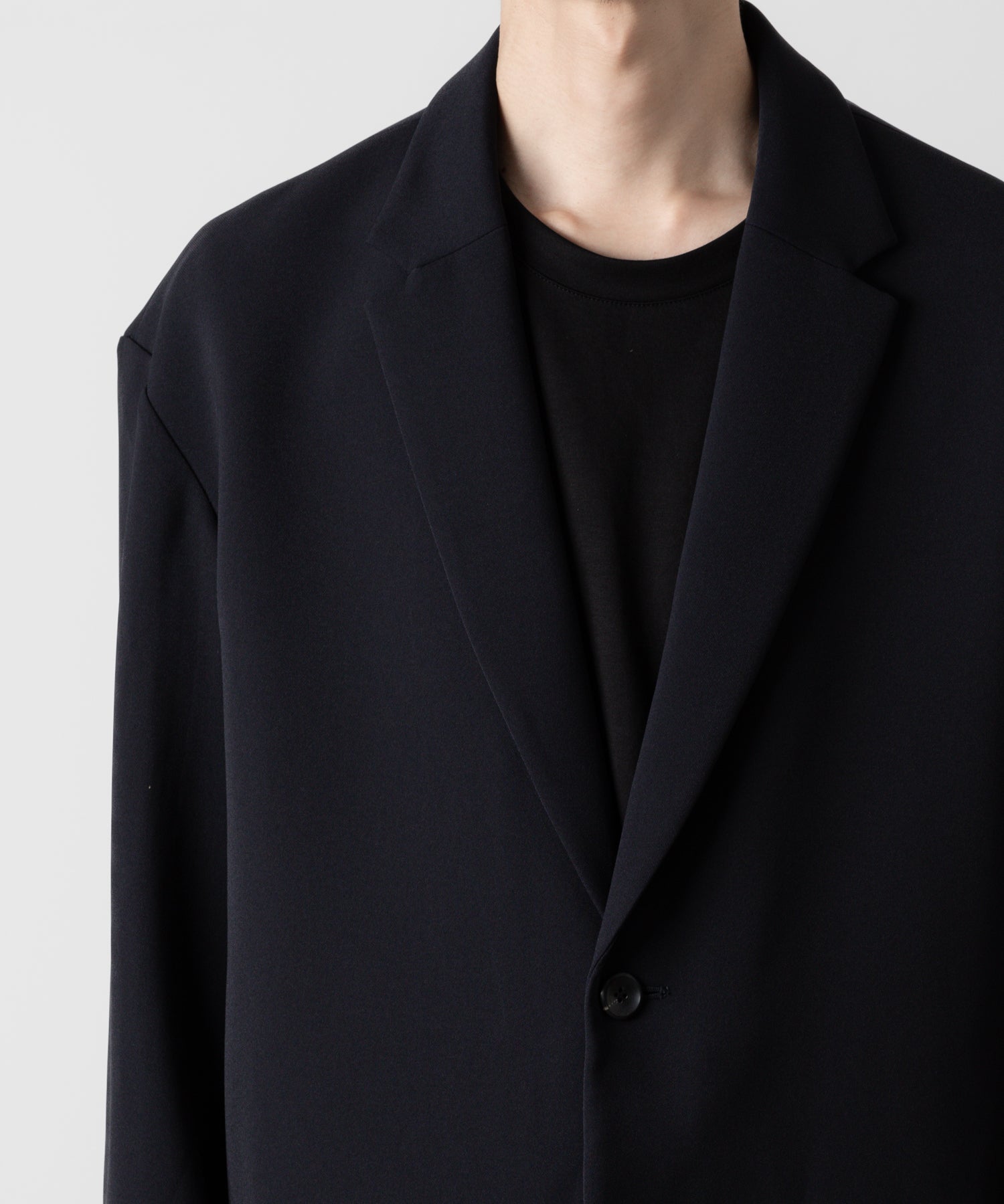 ATTACHMENT アタッチメントのPE STRETCH DOUBLE CLOTH OVERSIZED 2B JACKET - NAVY 公式通販サイトsession福岡セレクトショップ