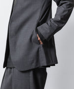 画像をギャラリービューアに読み込む, ATTACHMENT アタッチメントのT/W/SI STRETCH GABARDINE COLLARLESS JKT - S.GRAYの公式通販サイトsession福岡セレクトショップ
