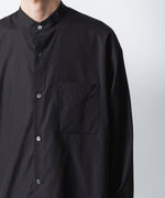 画像をギャラリービューアに読み込む, ATTACHMENT アタッチメントの140/2 GIZA BROAD BANDCOLLAR L/S SHIRT - BLACKの公式通販サイトsession福岡セレクトショップ
