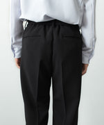 画像をギャラリービューアに読み込む, ATTACHMENT アタッチメントのPE STRETCH DOUBLE CLOTH BELTED STRAIGHT TROUSERS - BLACKの公式通販サイトsession福岡セレクトショップ

