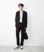 画像をギャラリービューアに読み込む, ATTACHMENT アタッチメントのWO/TA STRETCH TRO REGULAR FIT EASY TROUSERS - BLACKの公式通販サイトsession福岡セレクトショップ
