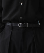 画像をギャラリービューアに読み込む, ATTACHMENT アタッチメントのCOW LEATHER WESTERN BELT - BLACKの公式通販サイトsession福岡セレクトショップ
