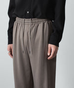 画像をギャラリービューアに読み込む, ATTACHMENT アタッチメントのCOTTON DOUBLE FACE LOUNGE TROUSERS - KHAKI GRAYの公式通販サイトsession福岡セレクトショップ
