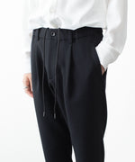 画像をギャラリービューアに読み込む, ATTACHMENT アタッチメントのPE STRETCH DOUBLE CLOTH REGULAR FIT EASY TROUSERS - BLACKの公式通販サイトsession福岡セレクトショップ
