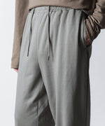 画像をギャラリービューアに読み込む, ATTACHMENT アタッチメントのCOTTON DOUBLE FACE LOUNGE TROUSERS - L.KH GRAYの公式通販サイトsession福岡セレクトショップ
