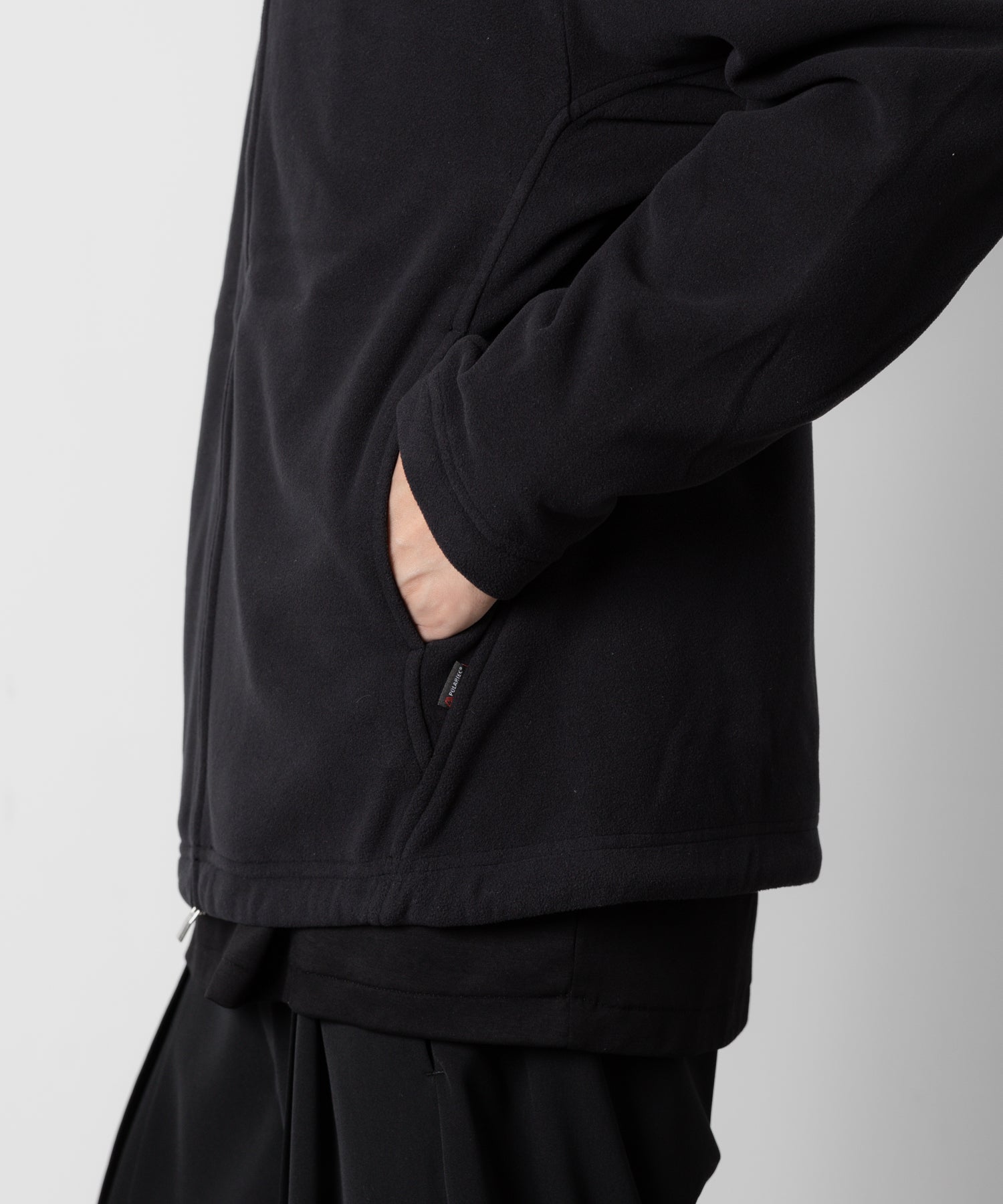 ATTACHMENT アタッチメントのPOLARTEC FLEECE TRACK JACKET - BLACK 公式通販サイトsession福岡セレクトショップ