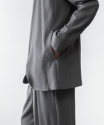 画像をギャラリービューアに読み込む, ATTACHMENT アタッチメントの2/90 WO TWIST TWILL COLLARLESS JKT - GRAYの公式通販サイトsession福岡セレクトショップ

