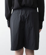 画像をギャラリービューアに読み込む, ATTACHMENT アタッチメントのNY TAFFETA SHORTS - BLACKの公式通販サイトsession福岡セレクトショップ
