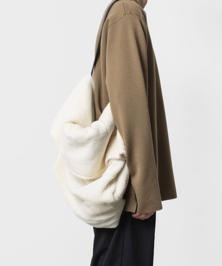 ATTACHMENT アタッチメントのWO/ALPACA BOA SHOULDER BAG - OFF WHITEの公式通販サイトsession福岡セレクトショップ