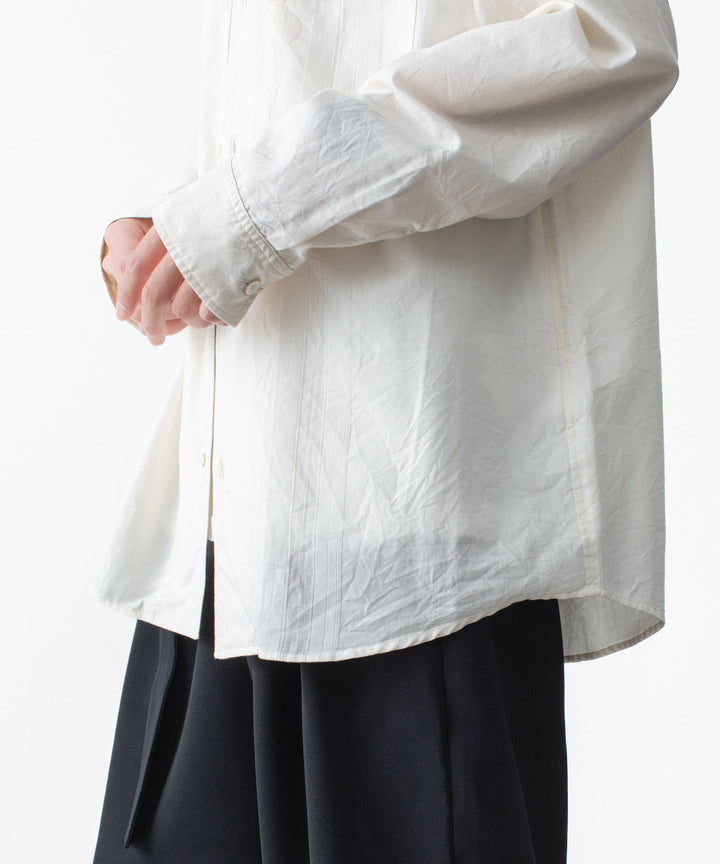 ATTACHMENT アタッチメントのCO/TEN JACQUARD LAWN PATCH POCKET L/S SHIRT - S.OFF WHITEの公式通販サイトsession福岡セレクトショップ