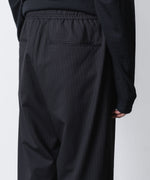 画像をギャラリービューアに読み込む, ATTACHMENT アタッチメントのT/W/SI STRETCH GABARDINE 1TUCK EASY TROUSERS - S.BLACKの公式通販サイトsession福岡セレクトショップ

