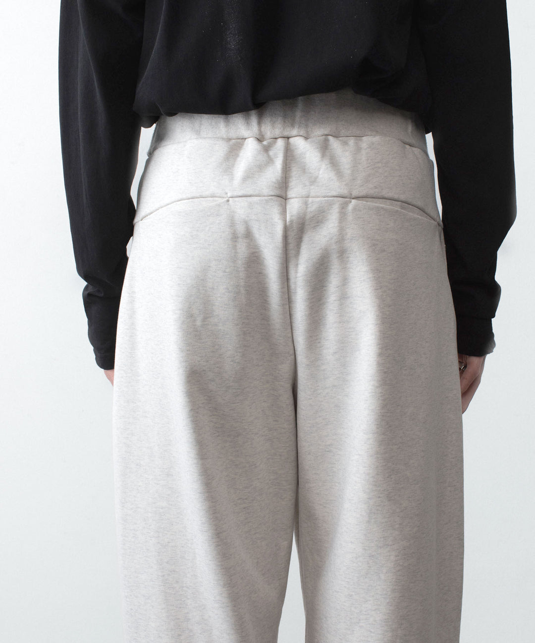 ATTACHMENT アタッチメントのCO STRETCH TERRY 1TUCK EASY TROUSERS - X.GRAYの公式通販サイトsession福岡セレクトショップ