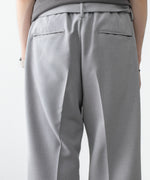 画像をギャラリービューアに読み込む, ATTACHMENT アタッチメントのPE STRETCH DOUBLE CLOTH BELTED STRAIGHT TROUSERS - L.GRAYの公式通販サイトsession福岡セレクトショップ
