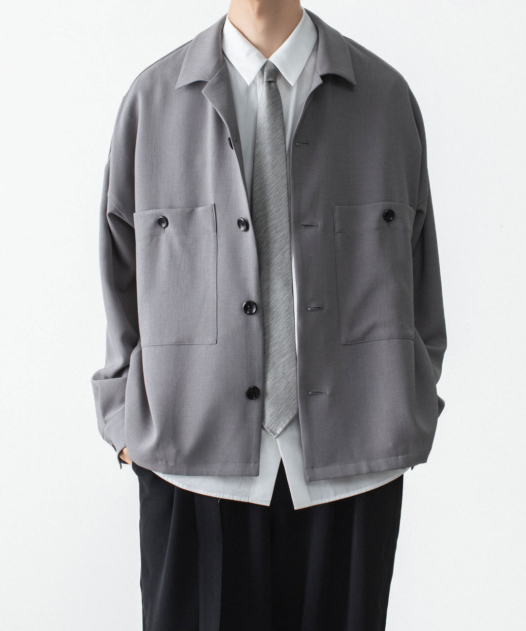 ATTACHMENT アタッチメントのSILK SATIN JACQUARD TIE - D.GRAYの公式通販サイトsession福岡セレクトショップ