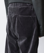 画像をギャラリービューアに読み込む, ATTACHMENT アタッチメントのCO/PE VELOR JERSEY 3D TRACK WIDE PANTS - D.GRAYの公式通販サイトsession福岡セレクトショップ

