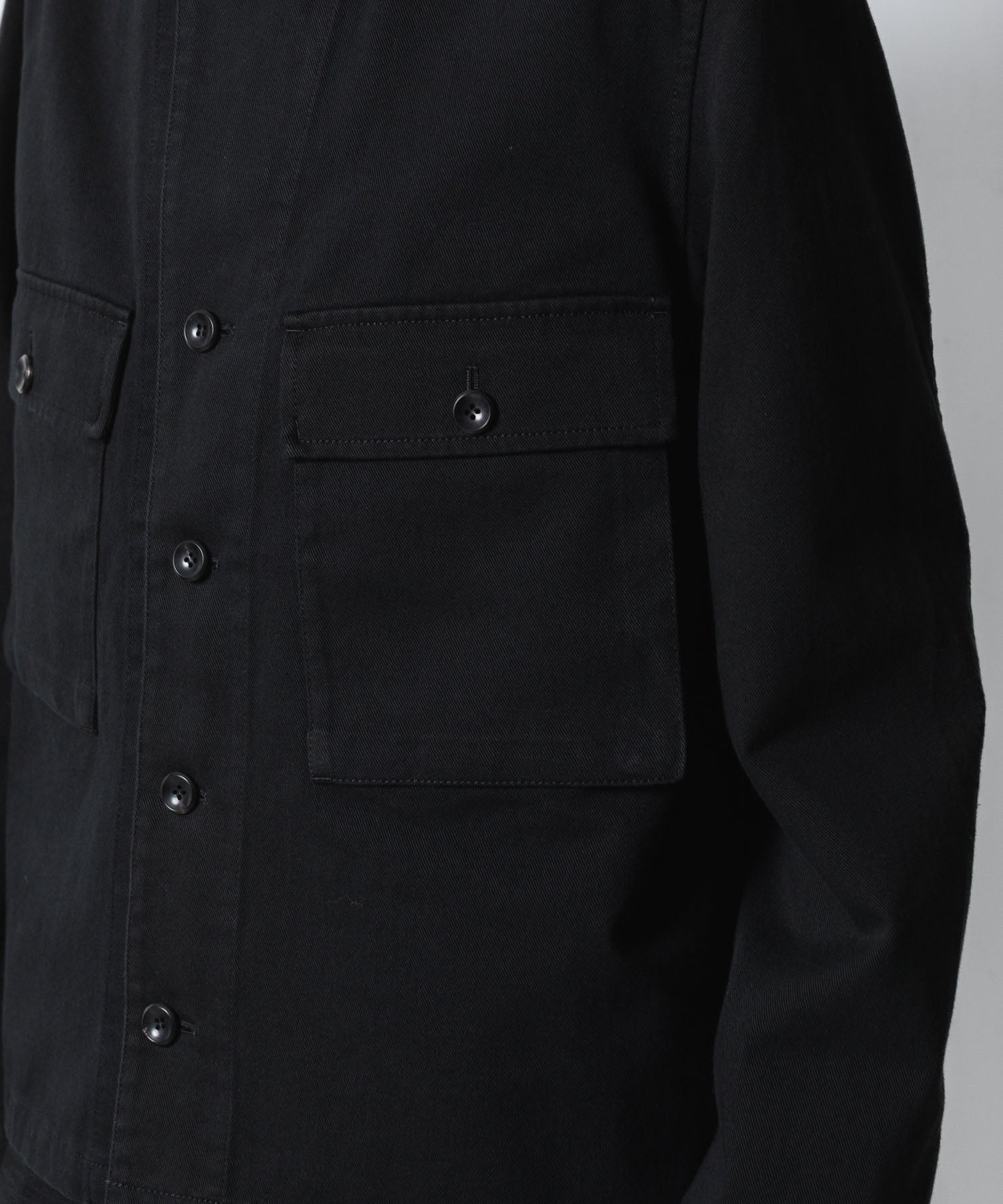 ATTACHMENT アタッチメントのCO NIDOM CLOTH M-43 JACKET - BLACKの公式通販サイトsession福岡セレクトショップ