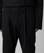 画像をギャラリービューアに読み込む, ATTACHMENT アタッチメントのNY/CO STRETCH JERSEY REGULAR FIT EASY TROUSERS - BLACK 公式通販サイトsession福岡セレクトショップ
