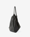 【 ATTACHMENT 】SYNTHETIC LEATHER BUCKET BAG - GRAY