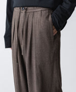 画像をギャラリービューアに読み込む, ATTACHMENT アタッチメントのRY/CO/SI FLANNEL 1TUCK EASY TROUSERS - D.GRAYの公式通販サイトsession福岡セレクトショップ
