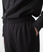 画像をギャラリービューアに読み込む, ATTACHMENT アタッチメントのCOTTON DOUBLE FACE LOUNGE TROUSERS - BLACKの公式通販サイトsession福岡セレクトショップ
