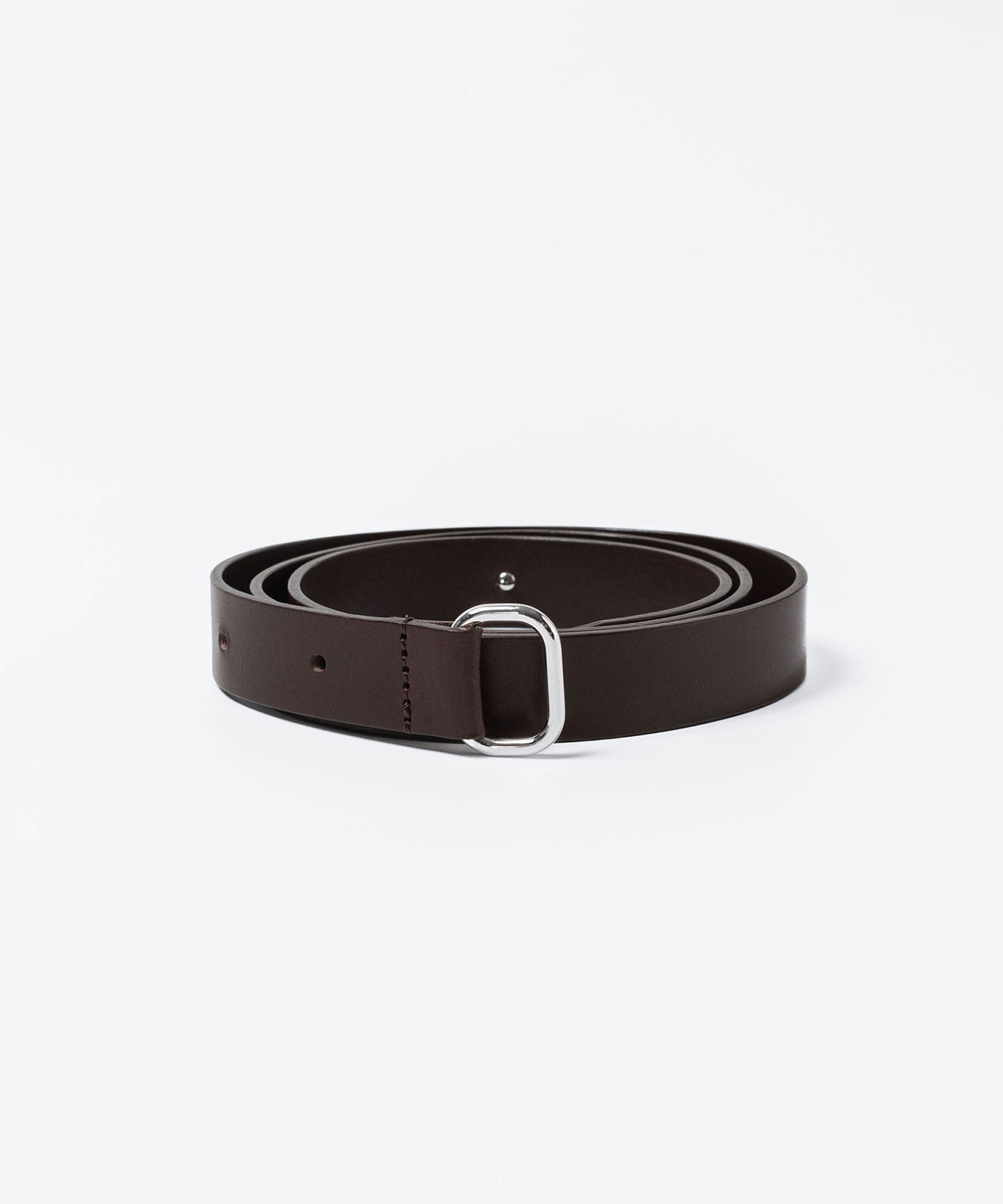 ATTACHMENT アタッチメントのCOW LEATHER BUCKLE LESS BELT - BROWNの公式通販サイトsession福岡セレクトショップ
