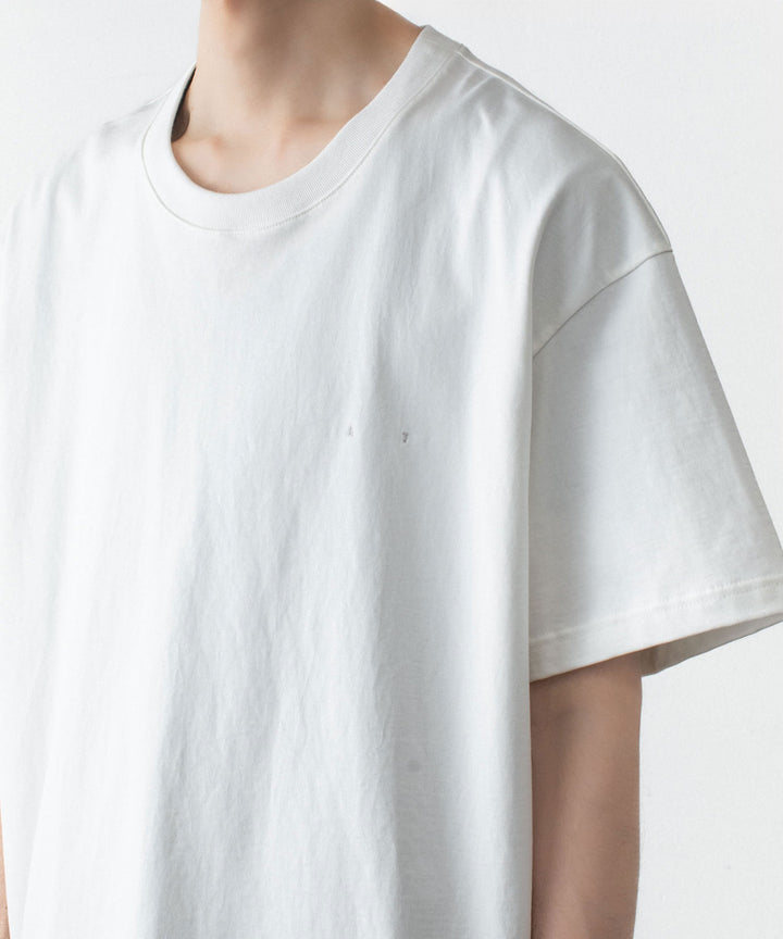 ATTACHMENT アタッチメントの30//2 SUVIN JERSEY EMBROIDERY TEE - WHITEの公式通販サイトsession福岡セレクトショップ