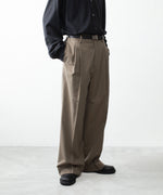 画像をギャラリービューアに読み込む, ssstein(シュタイン)のCOTTON RAYON EASY LONG WIDE TROUSERS - BEIGEの公式通販サイトsession福岡セレクトショップ
