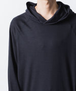 画像をギャラリービューアに読み込む, ATTACHMENT アタッチメントの1/60 WOOL SMOOTH HOODED PULLOVER - NAVYの公式通販サイトsession福岡セレクトショップ
