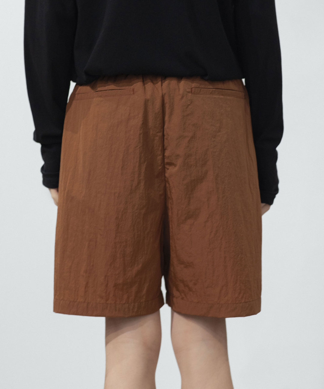 ATTACHMENT アタッチメントのNY TAFFETA SHORTS - BROWNの公式通販サイトsession福岡セレクトショップ