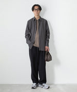 画像をギャラリービューアに読み込む, ATTACHMENT アタッチメントのCOTTON DOUBLE FACE SLIM FIT L/S TEE - KHAKI GRAYの公式通販サイトsession福岡セレクトショップ
