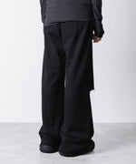 画像をギャラリービューアに読み込む, VEIN ヴェインのJUMBERCA TERRY CUT OFF BAGGY TROUSERS - BLACKの公式通販サイトsession福岡セレクトショップ
