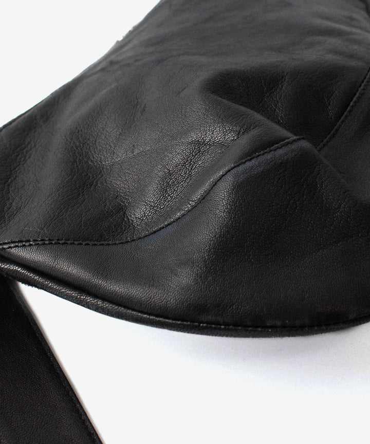 VEIN ヴェインのGOAT LEATHER SHOULDER BAG - BLACKの公式通販サイトsession福岡セレクトショップ