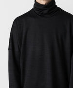 画像をギャラリービューアに読み込む, ATTACHMENT アタッチメントのWO/NY SMOOTH OVERSIZED HIGHNECK L/S TEE - BLACK 公式通販サイトsession福岡セレクトショップ
