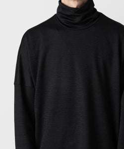 ATTACHMENT アタッチメントのWO/NY SMOOTH OVERSIZED HIGHNECK L/S TEE - BLACK 公式通販サイトsession福岡セレクトショップ