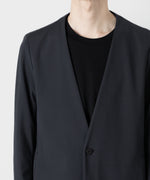 画像をギャラリービューアに読み込む, ATTACHMENT アタッチメントのNY/CO STRETCH JERSEY COLLARLESS JACKET - D.GRAY 公式通販サイトsession福岡セレクトショップ
