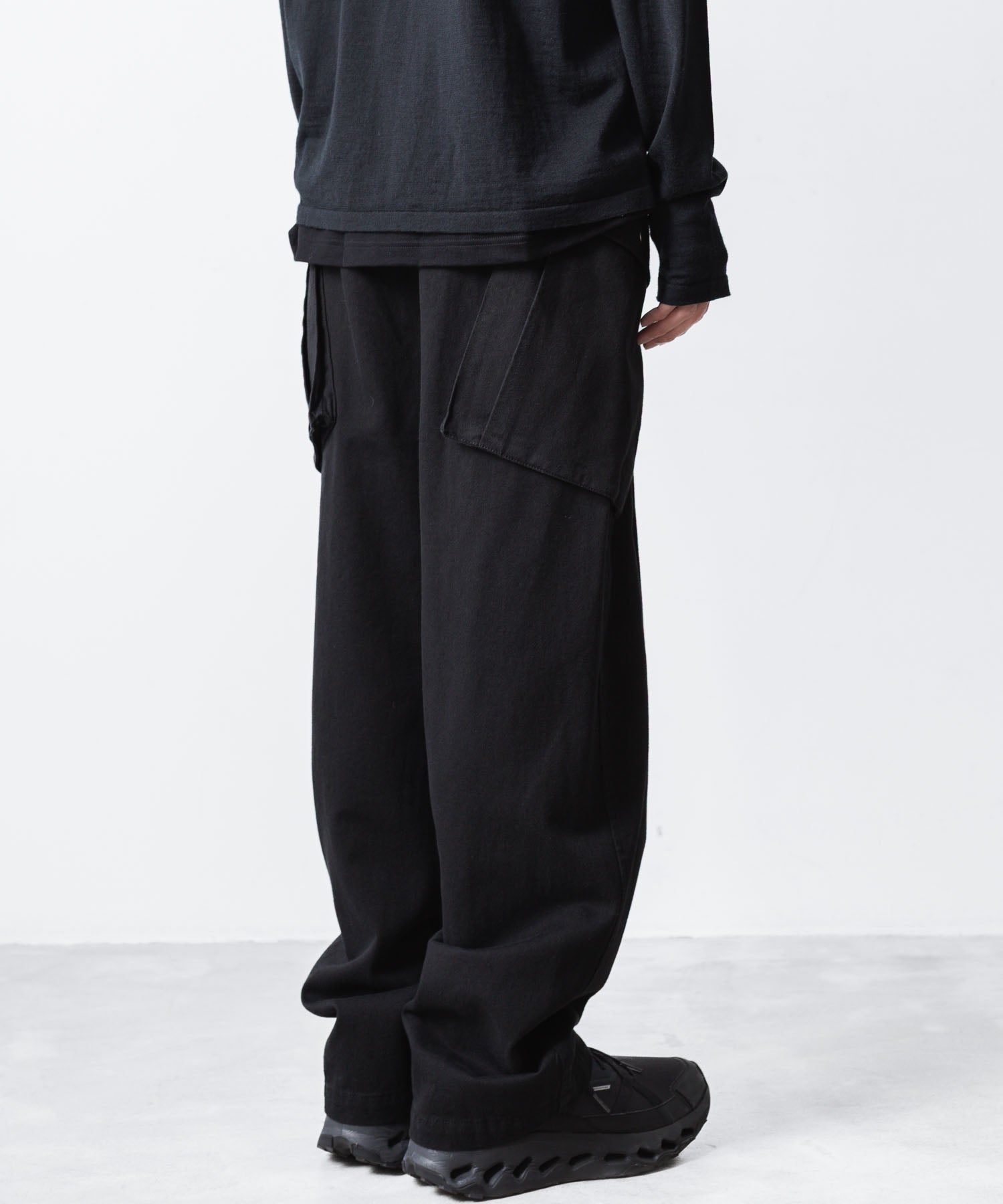 ATTACHMENT アタッチメントのCO NIDOM CLOTH M-43 FIELD TROUSERS - BLACKの公式通販サイトsession福岡セレクトショップ