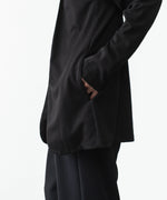 画像をギャラリービューアに読み込む, ATTACHMENT アタッチメントのCOTTON DOUBLE FACE COLLARLESS CARDIGAN - BLACKの公式通販サイトsession福岡セレクトショップ
