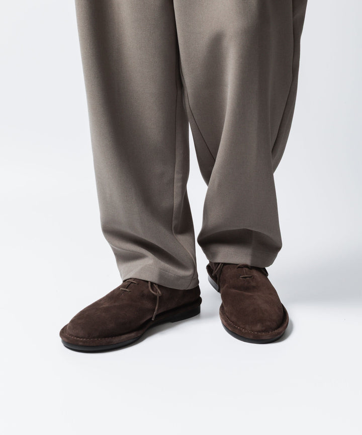 ATTACHMENT アタッチメントのCOW LEATHER SUEDE BABOUCHE - BROWNの公式通販サイトsession福岡セレクトショップ