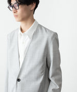 画像をギャラリービューアに読み込む, ATTACHMENT アタッチメントのWO/TA STRETCH TRO COLLARLESS JKT - X.GRAYの公式通販サイトsession福岡セレクトショップ
