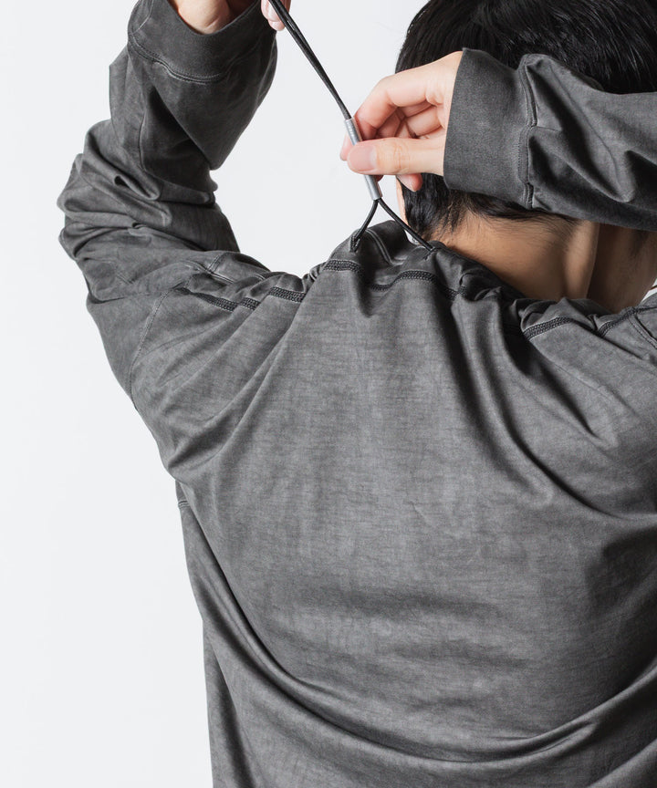 VEIN ヴェインの100/3 SUEDE JERSEY COLD DYED VESSEL L/S TEE - GRAYの公式通販サイトsession福岡セレクトショップ