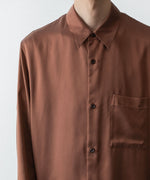 画像をギャラリービューアに読み込む, ATTACHMENT アタッチメントのCU/PE FIBRIL SATIN L/S SHIRT - L.BROWNの公式通販サイトsession福岡セレクトショップ
